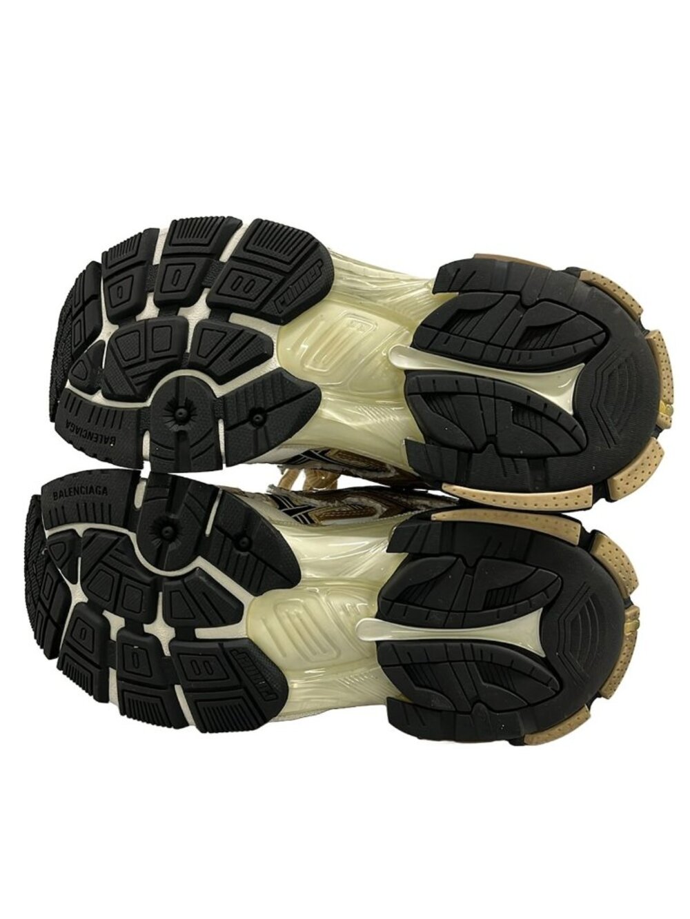 Balenciaga Sneakers Runner White Beige Black Distressed - Picture 8 of 12